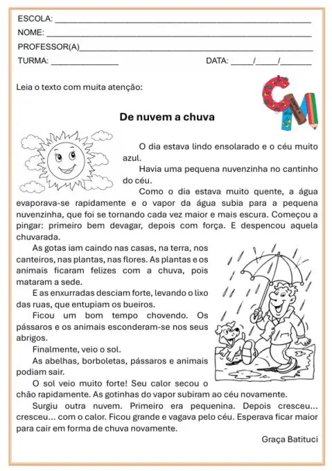 textos para leitura
