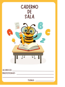 Capa de caderno pronta para imprimir - Caderno de Sala