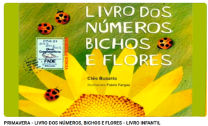 vídeo dos Livros números bichos e flores