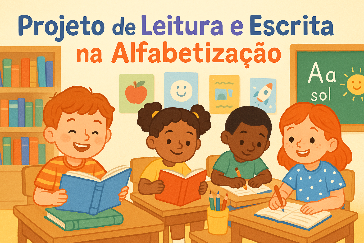Projeto de Leitura e Escrita na Alfabetização
