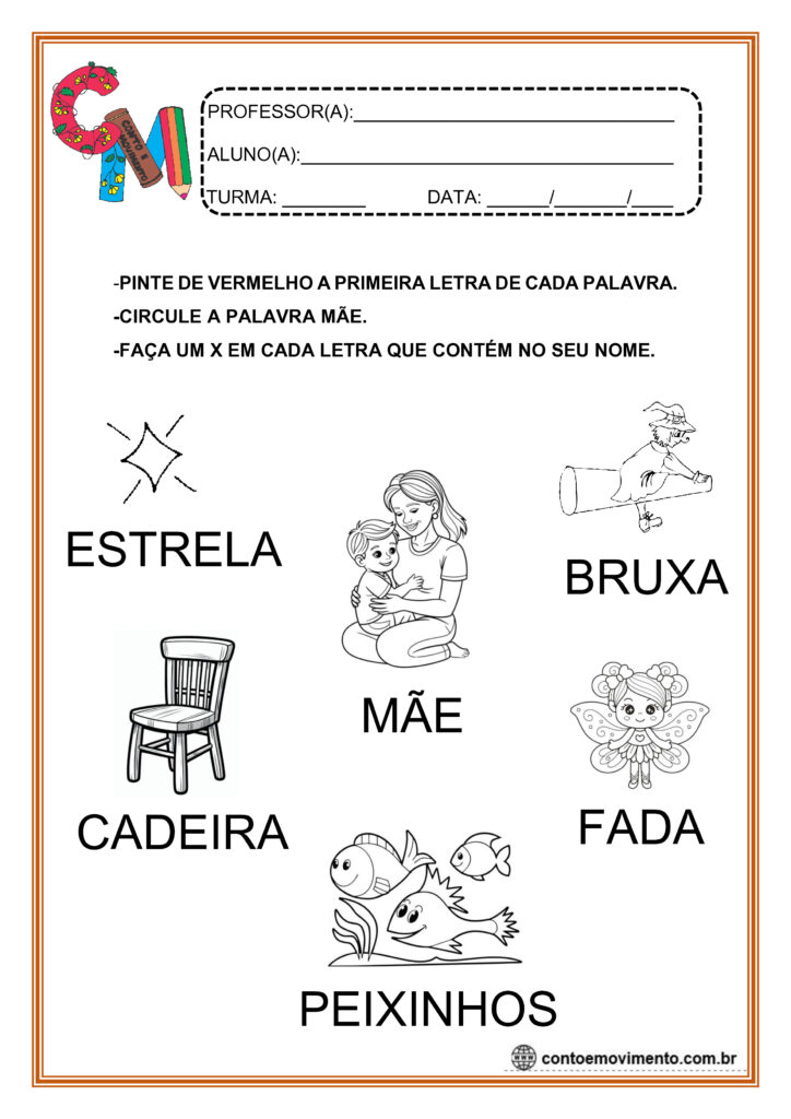 atividade Se as coisas fossem mães