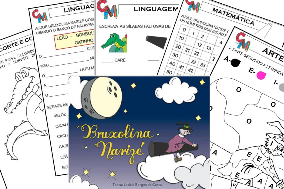 atividades livro Bruxolina Narizé
