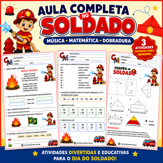 Atividades música Marcha Soldado