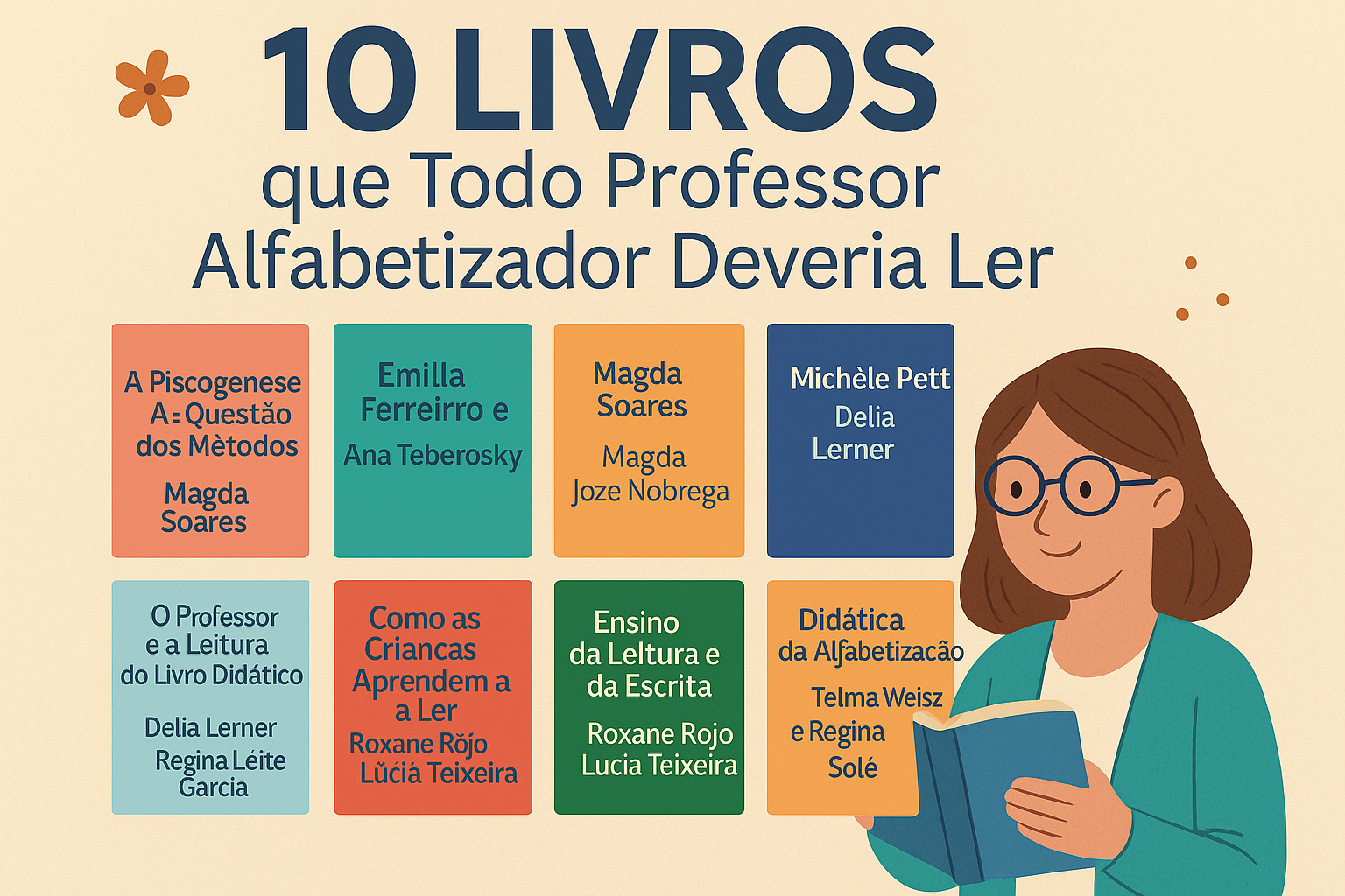 Livros para professor alfabetizador