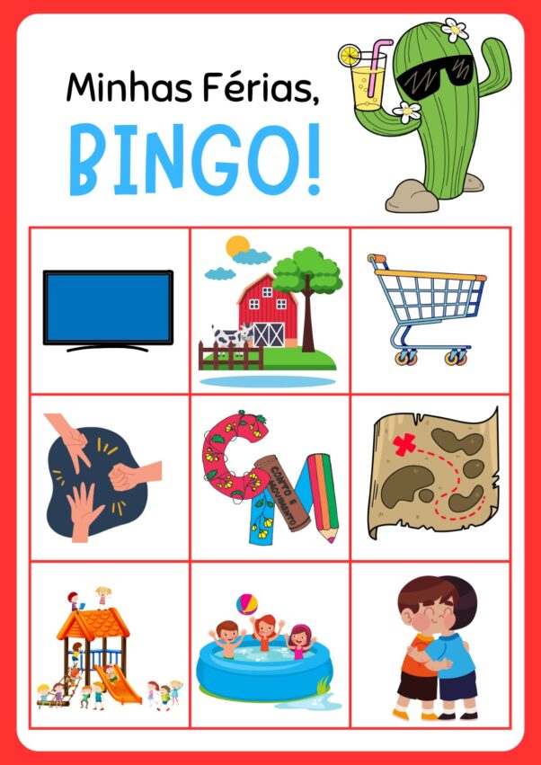 bingo de férias 