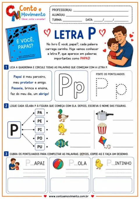 Atividades Dia dos pais