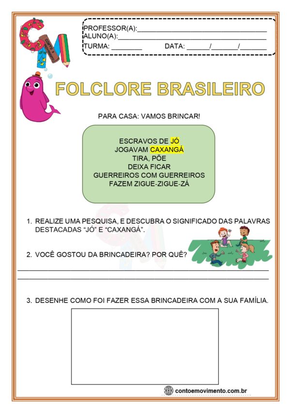 Dia do Folclore brasileiro: catigas