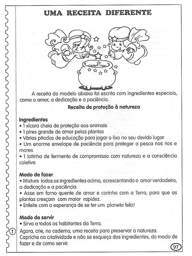 Atividade gênero receita