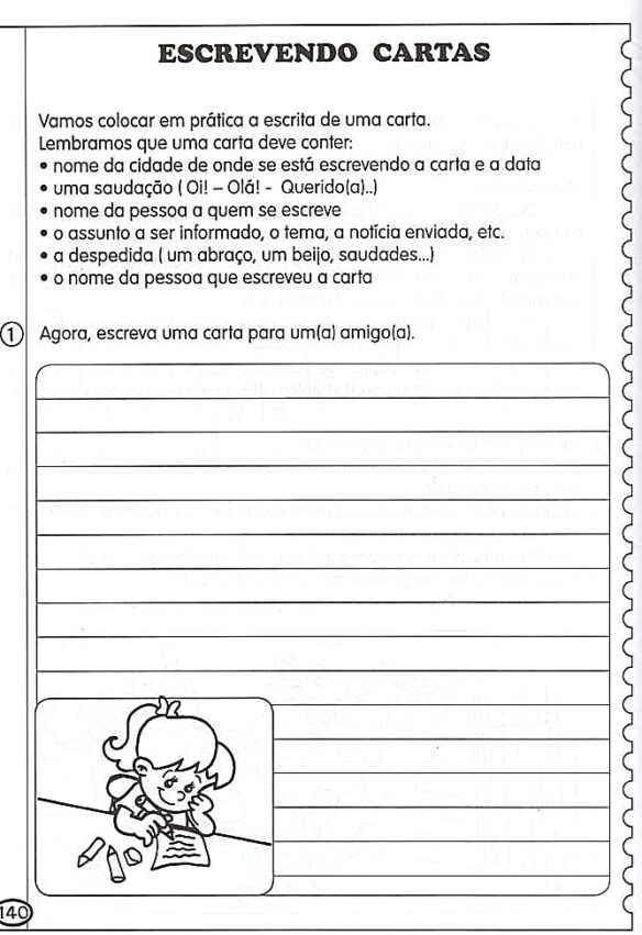 produção de texto cartas