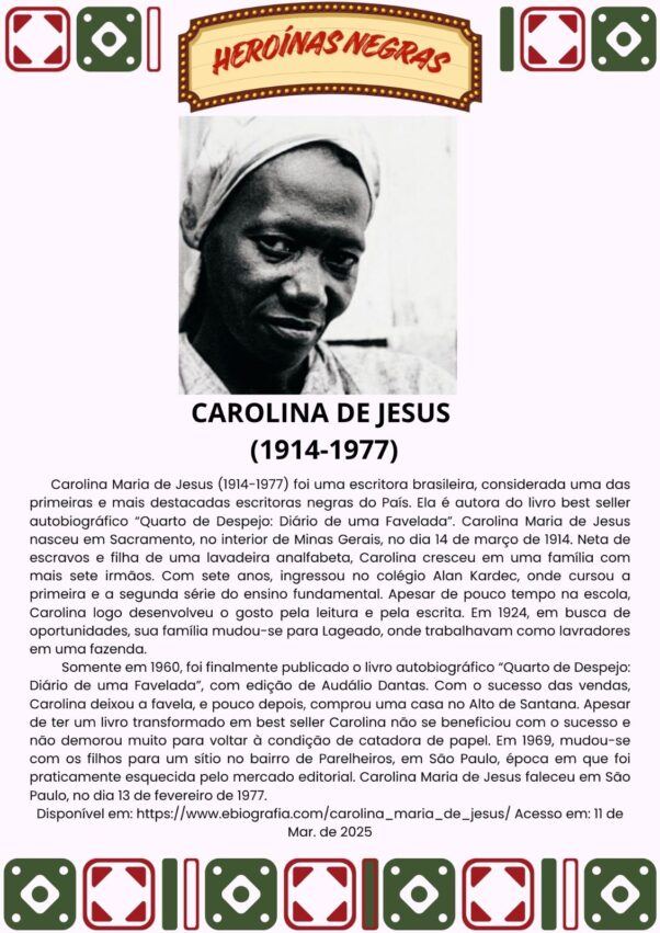 Heroínas Negras: atividade para o Dia da Consciência Negra