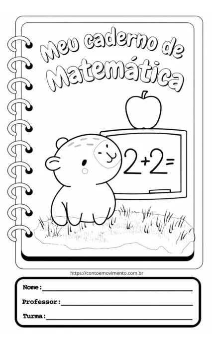 Capa de caderno Capivara