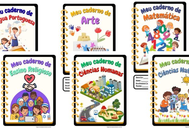 capas de caderno para imprimir