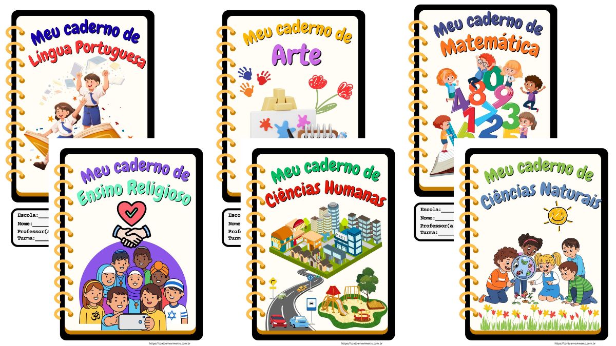 capas de caderno para imprimir