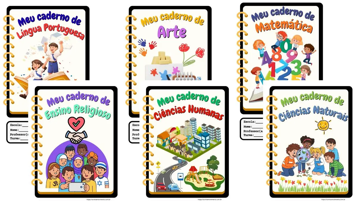 capas de caderno para imprimir