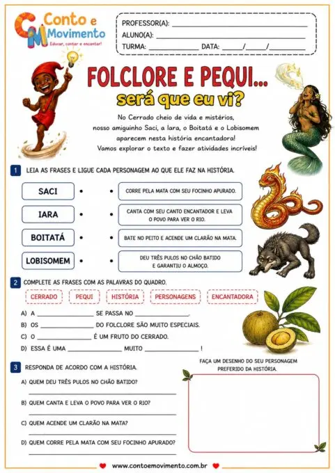 Folclore e pequi