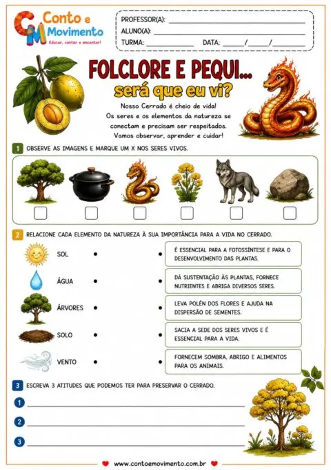 Folclore e pequi