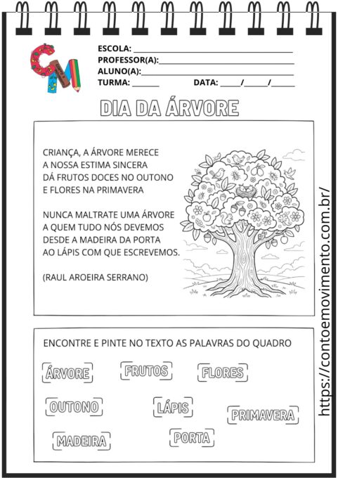 Atividade dia da árvore