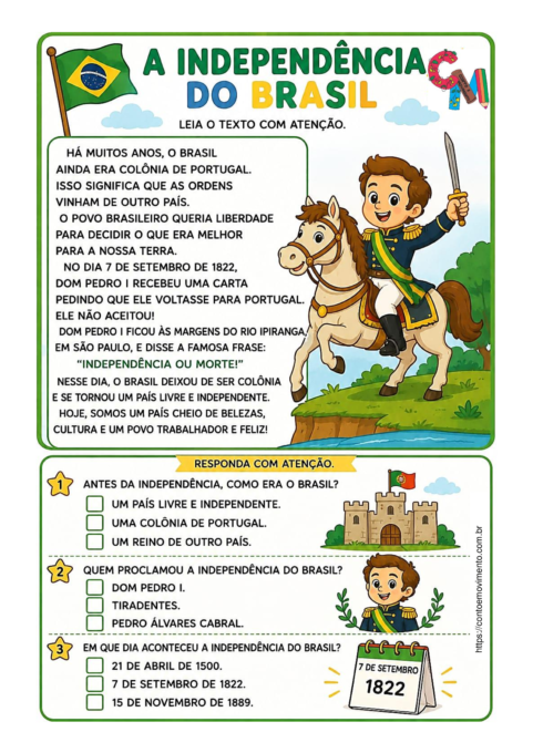 Atividades da Independência do Brasil