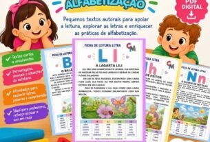 Fichas de Leitura para Alfabetização