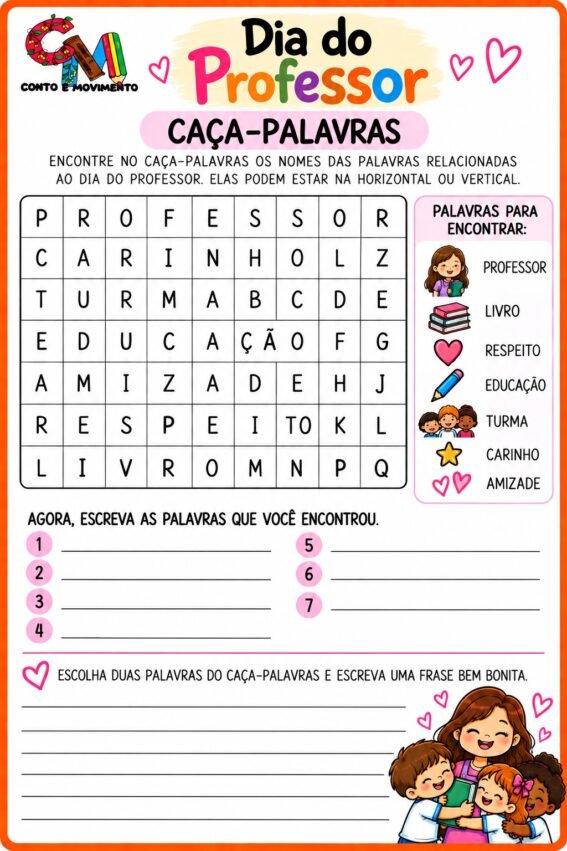 Atividade dia do Professor