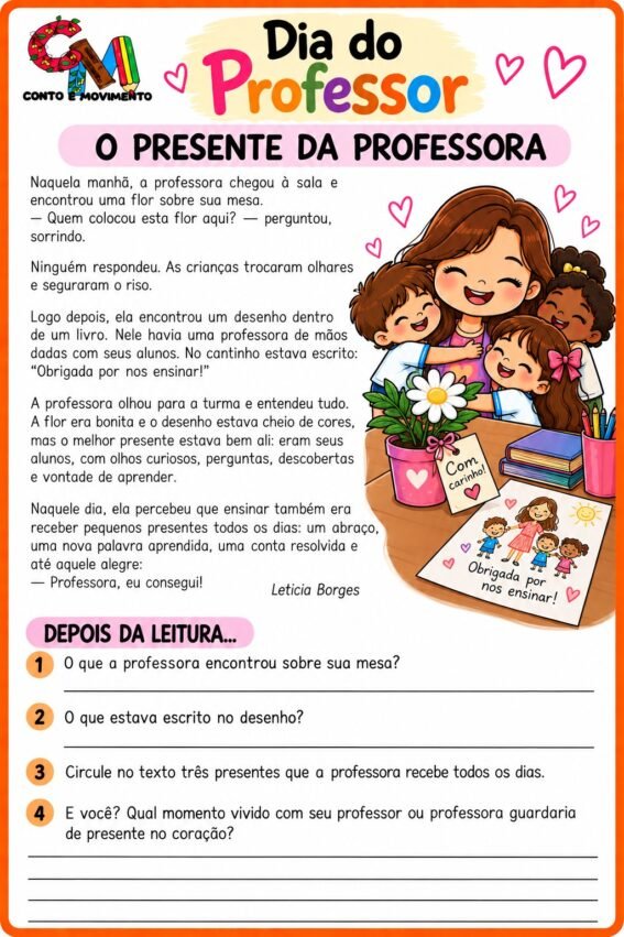 Atividade dia do Professor