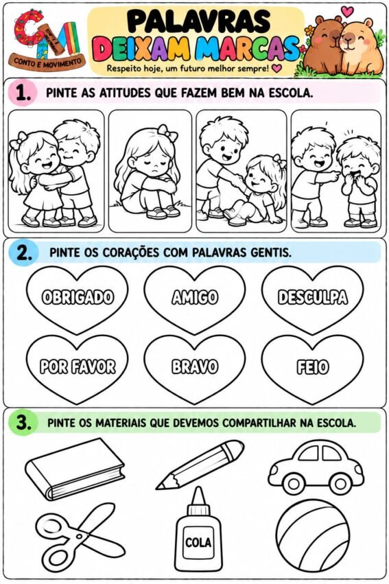 Atividades sobre Bullying na escola