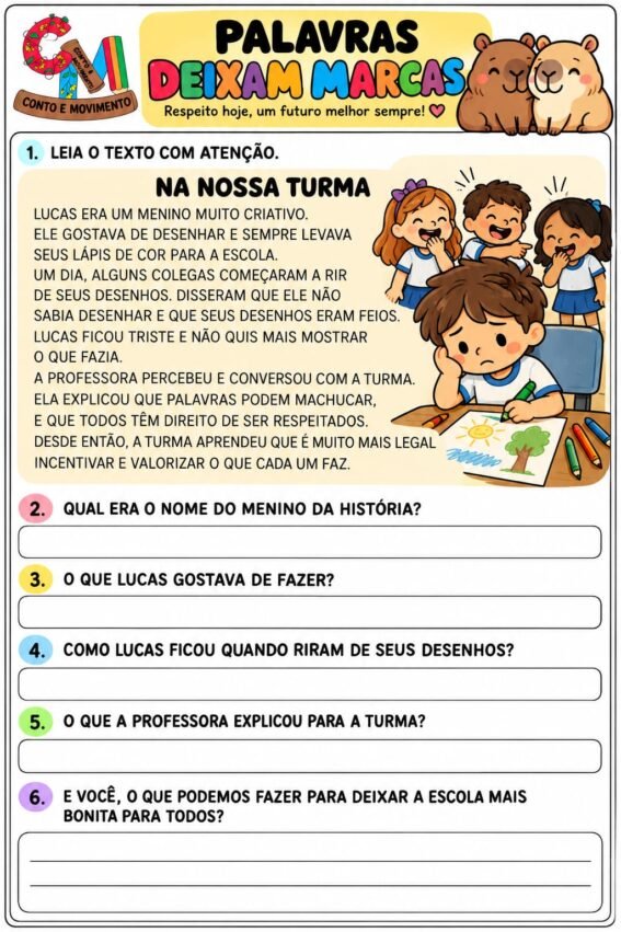 Atividades sobre Bullying na escola