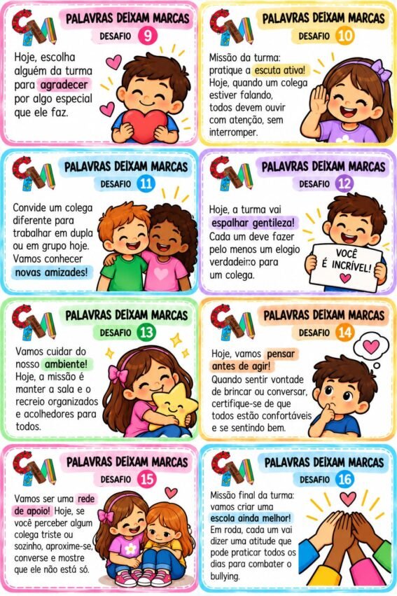 Atividades sobre Bullying na escola