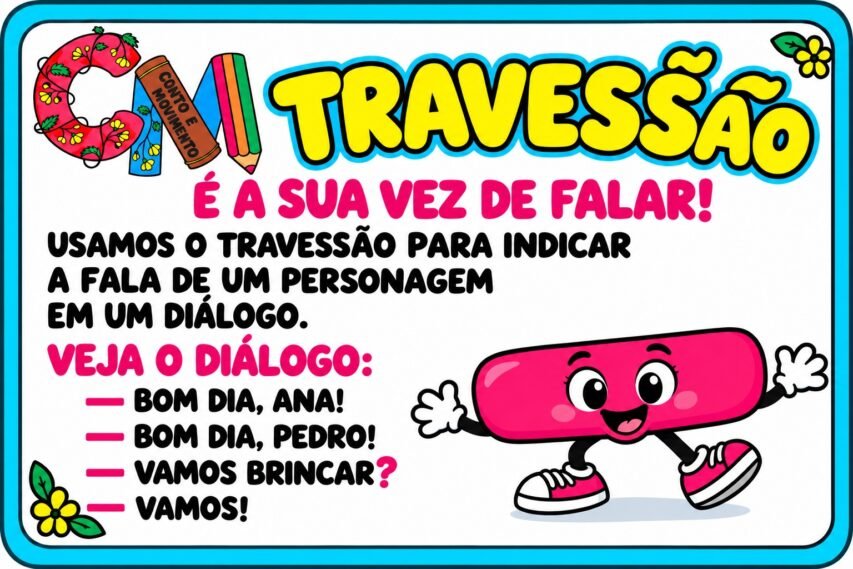Sinais de Pontuação: Travessão