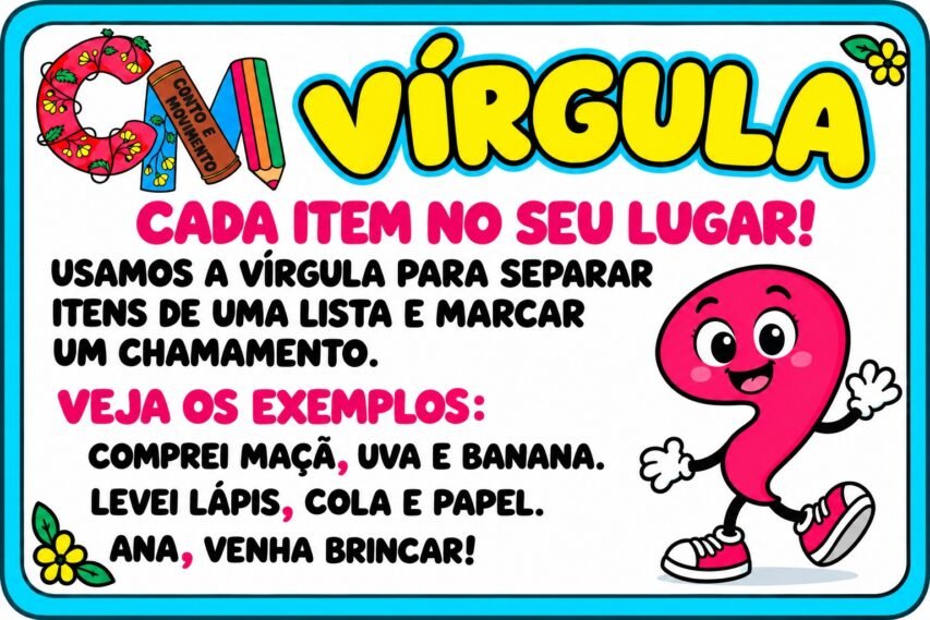 Sinais de Pontuação: Virgula