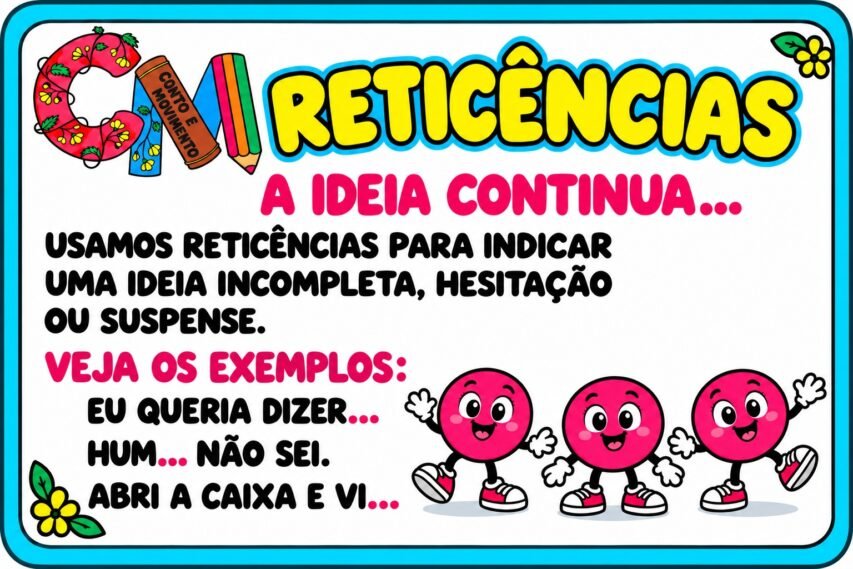 Sinais de Pontuação: Reticências