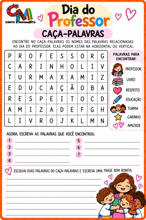 Atividade dia do Professor