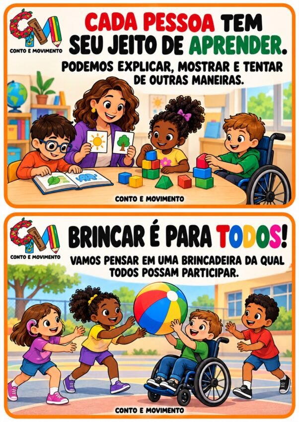 Projeto de inclusão: Atividades de inclusão